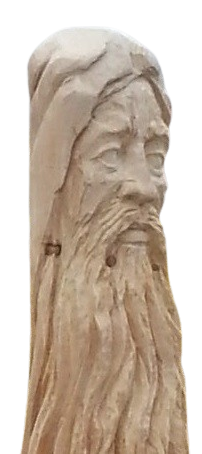Holzskulptur Eule